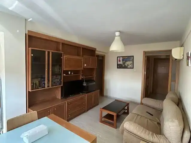 Sala d'estar de Pis per a compartir en Madrid amb Aire condicionat, Calefacció i Parquet