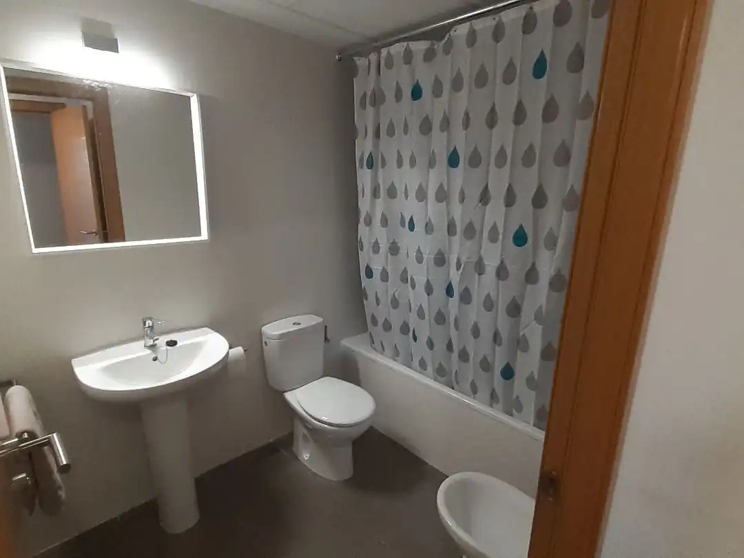 Flat for rent in Avenida Camp de Morvedre, 111, Ciutat del Transport - La Salera Bathroom of Flat for rent in Castellón de la Plana / Castelló de la Plana with Air Conditioner, Heating and Private garden