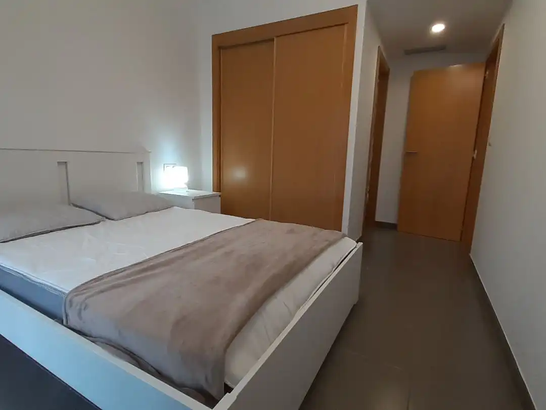 Flat for rent in Avenida Camp de Morvedre, 111, Ciutat del Transport - La Salera Bedroom of Flat for rent in Castellón de la Plana / Castelló de la Plana with Air Conditioner, Heating and Private garden