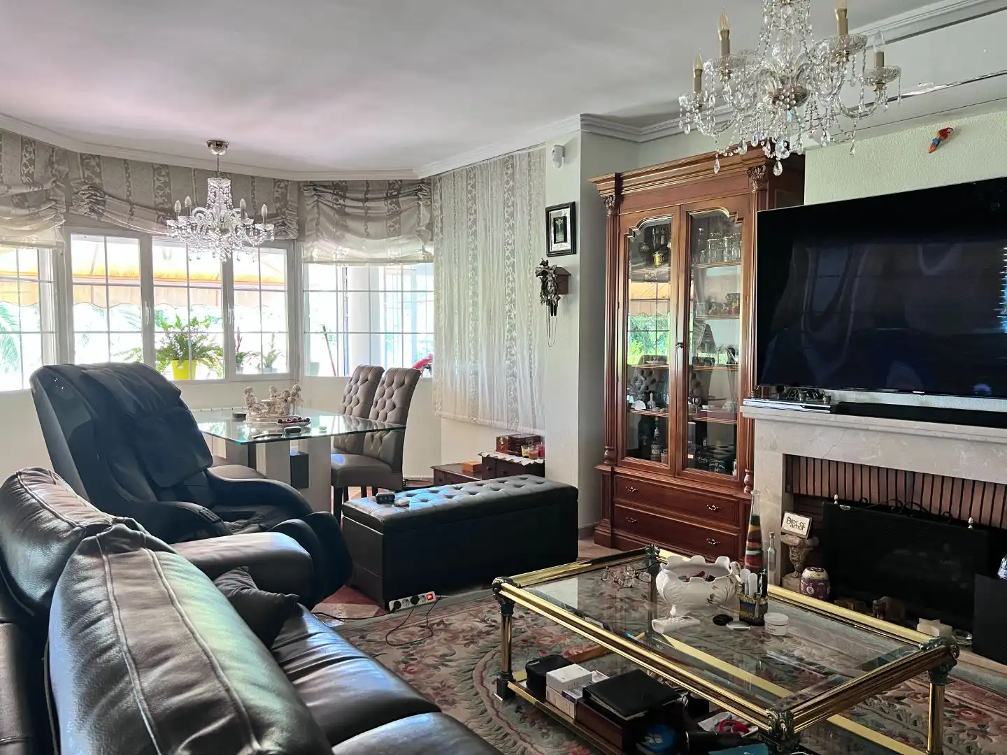 Piso en venta en Calle Gargaliga, 2, El Bosque Sala de estar de Piso en venta en Villaviciosa de Odón con Aire acondicionado, Terraza y Piscina