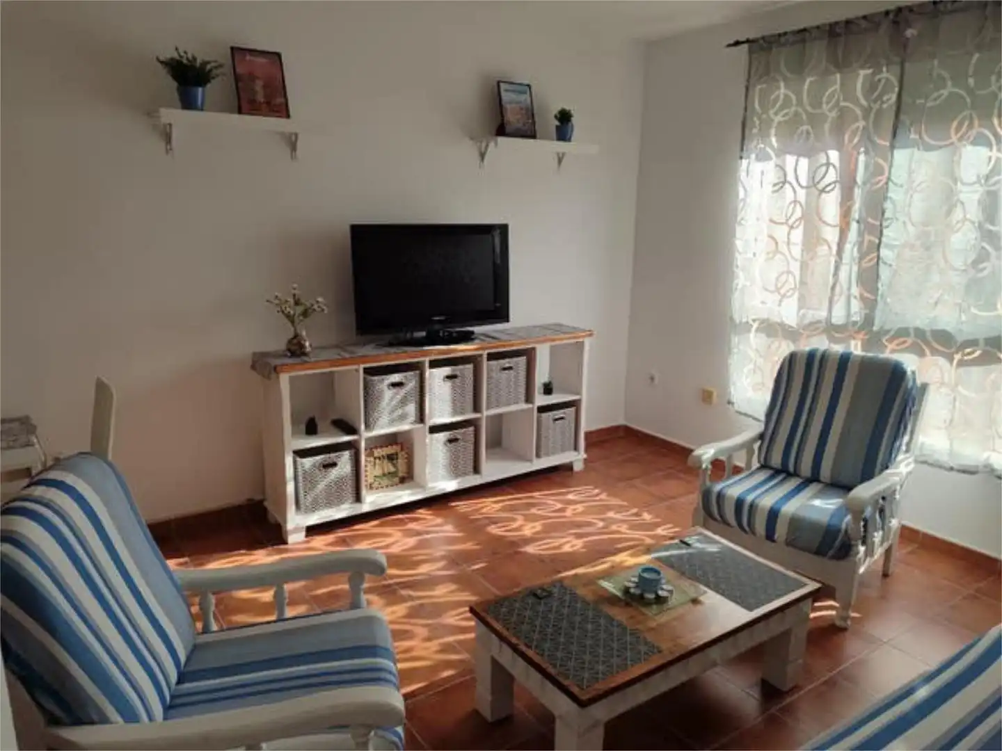 Piso de alquiler en Santiago el Mayor Sala de estar de Piso de alquiler en Murcia
