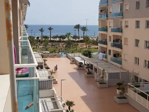 Flat for rent in Calle Mónaco R, 1, Las Salinas Exterior view of Flat for rent in Roquetas de Mar with Air Conditioner, Heating and Private garden