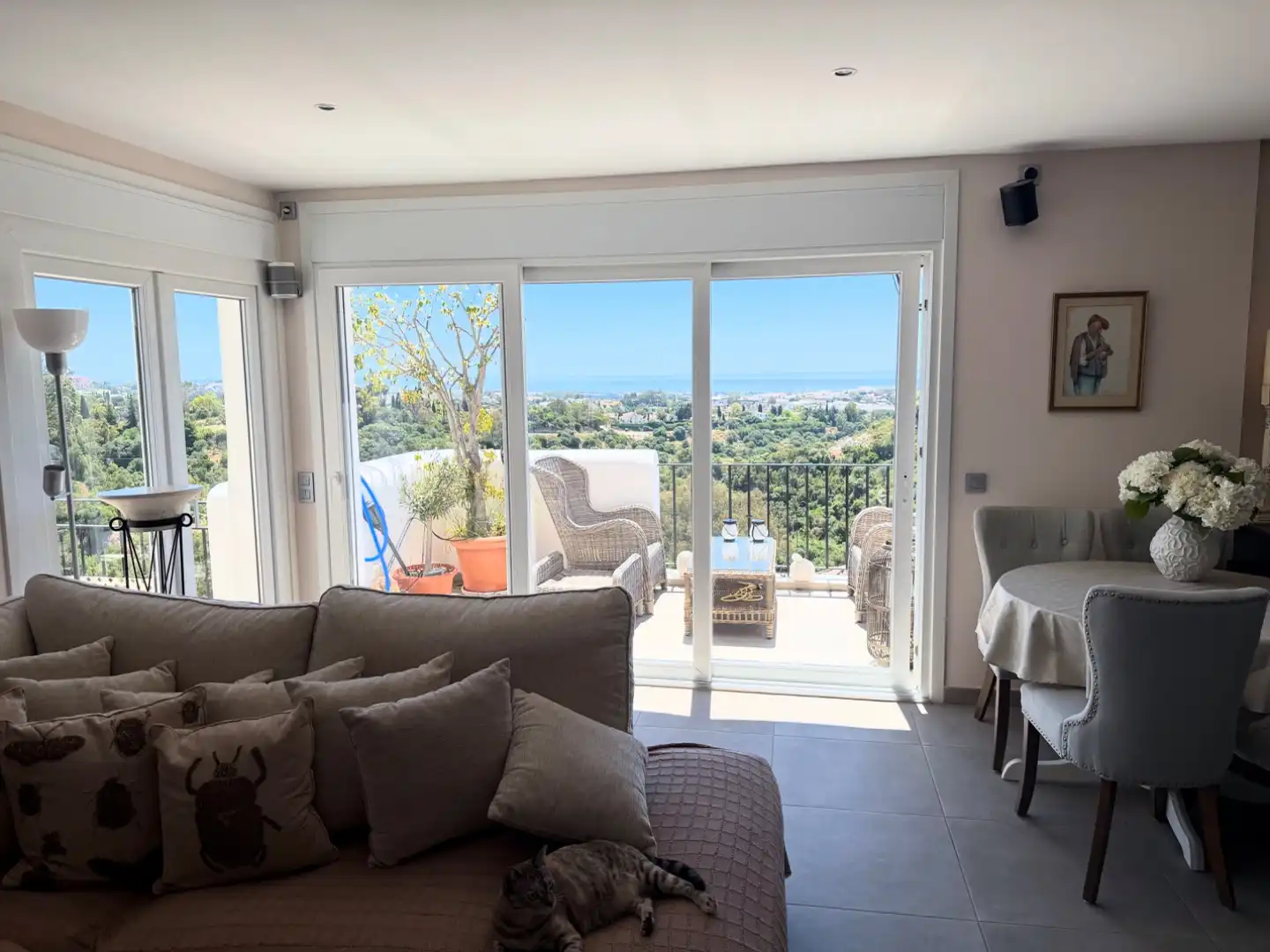 Attic for sale in Calle Benahavis, 29679, Los Arqueros - Puerto del Almendro Balcony of Attic for sale in Benahavís with Air Conditioner, Terrace and Swimming Pool