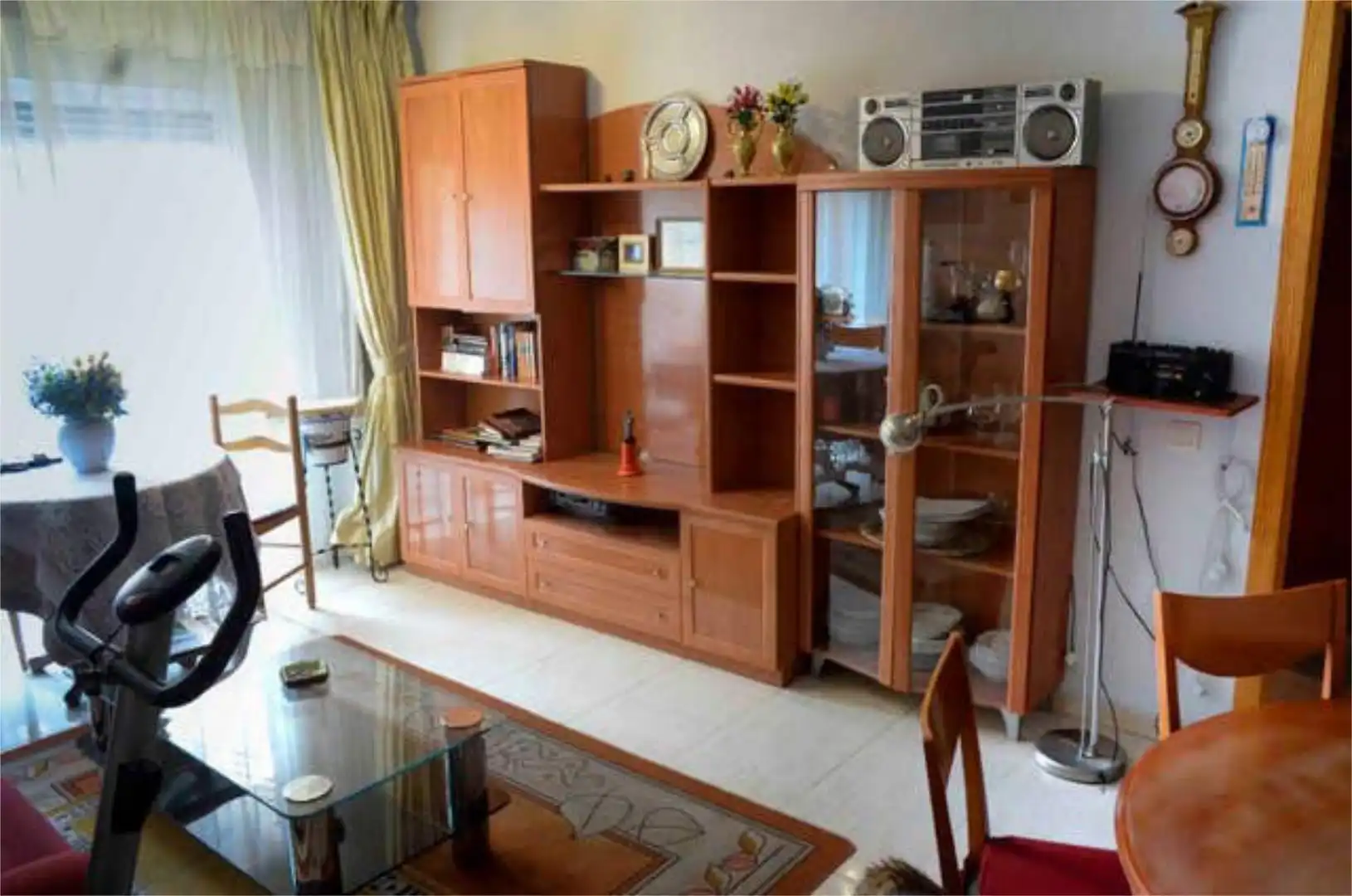 Piso de alquiler en Casco Antiguo Sala de estar de Piso de alquiler en Galapagar con Calefacción, Jardín privado y Terraza