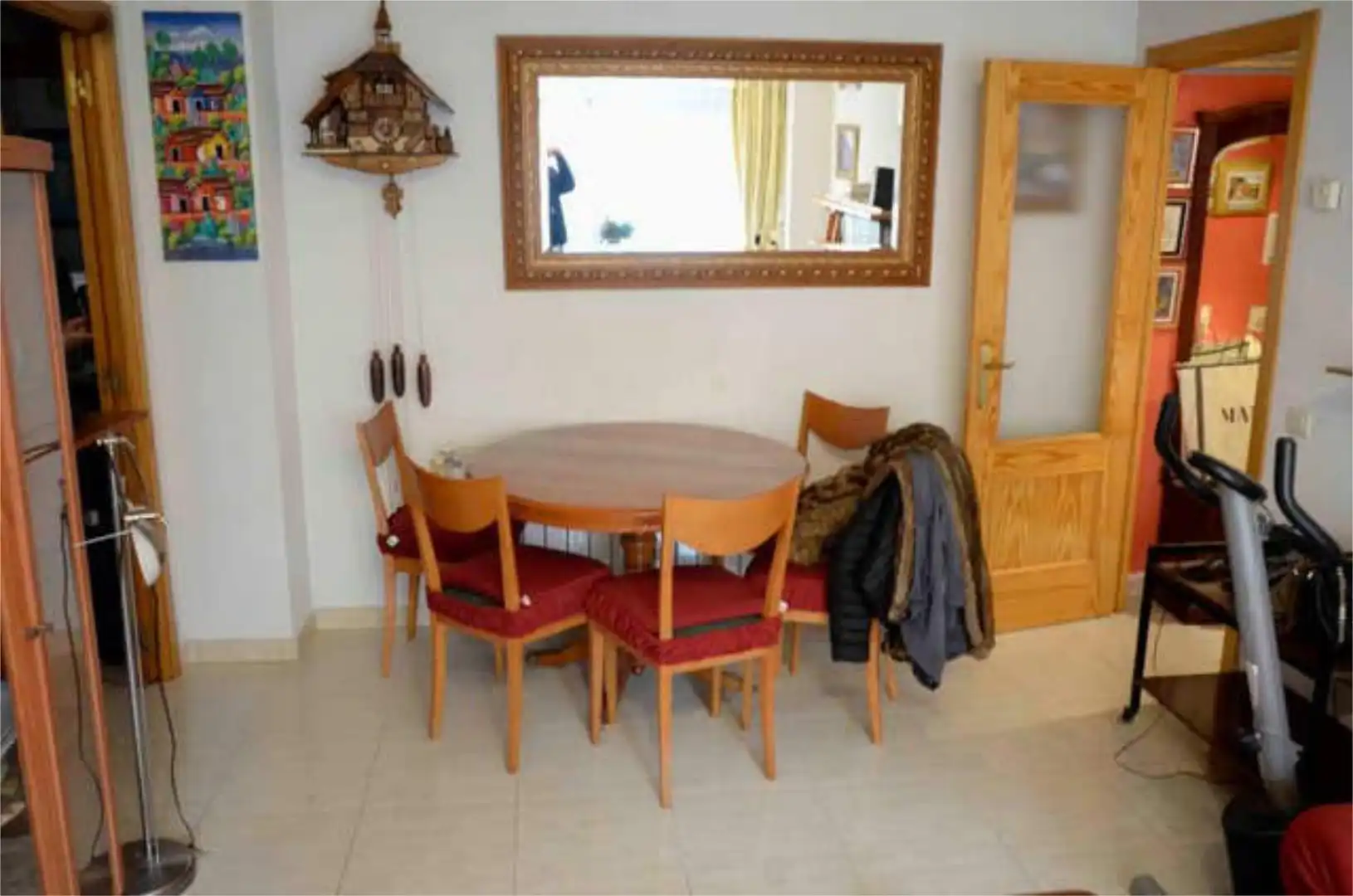 Piso de alquiler en Casco Antiguo Comedor de Piso de alquiler en Galapagar con Calefacción, Jardín privado y Terraza