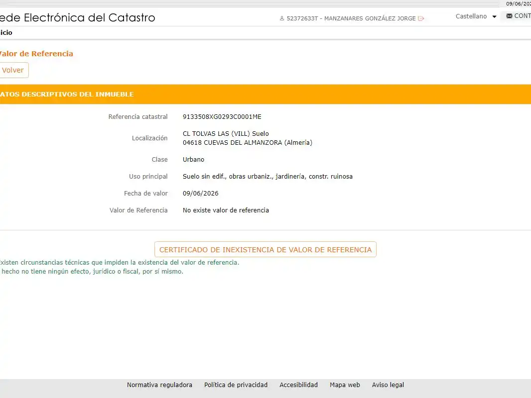 Detached homes for sale in Calle las Torvas, 13, Villaricos Garden of Detached homes for sale in Cuevas del Almanzora