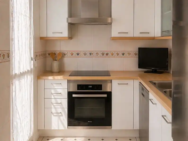 Kitchen of Apartments for rent in Madrid  with Air Conditioner, Heating and Private garden