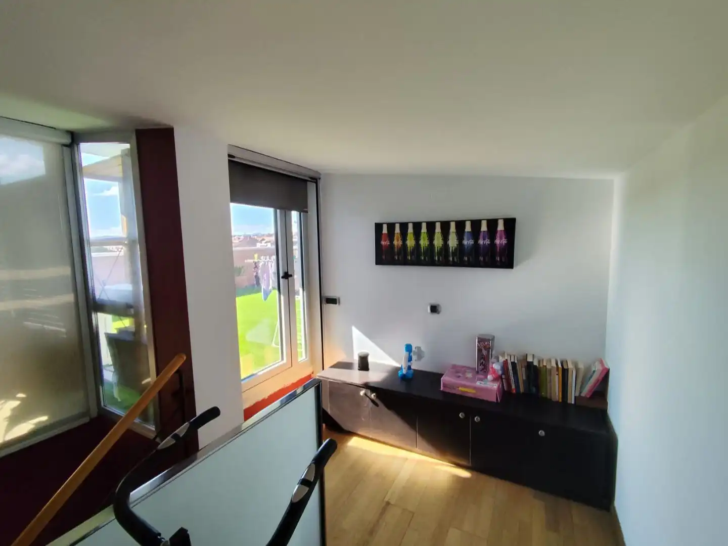Attic for sale in Carrer de Lluís Vermell, 8, Roquetes - Can Magí Balcony of Attic for sale in Sant Cugat del Vallès with Air Conditioner, Terrace and Swimming Pool