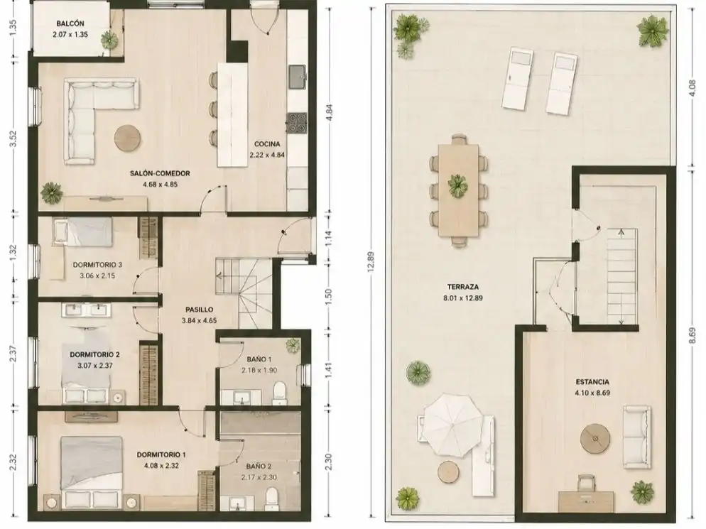 Attic for sale in Carrer de Lluís Vermell, 8, Roquetes - Can Magí Attic for sale in Sant Cugat del Vallès with Air Conditioner, Terrace and Swimming Pool