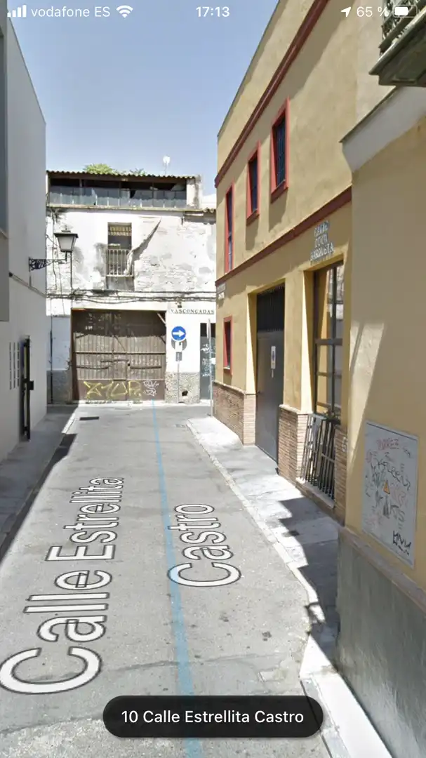 Vista exterior de Garaje en venta en Sevilla