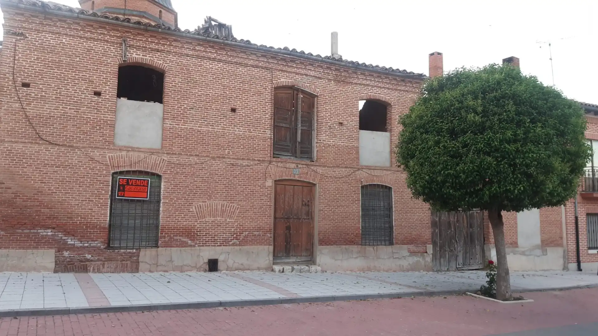 Vista exterior de Casa adosada en venta en Alaejos