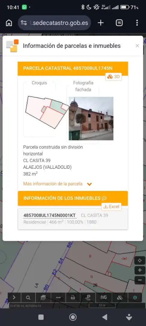 Vista exterior de Casa adosada en venta en Alaejos
