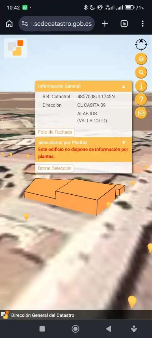 Vista exterior de Casa adosada en venta en Alaejos