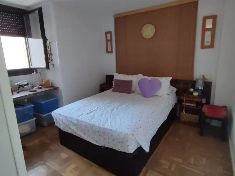 Bedroom of Flat for rent in  Madrid Capital  with Air Conditioner and Terrace