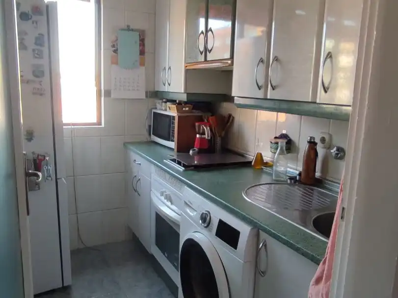 Kitchen of Flat for rent in  Madrid Capital  with Air Conditioner and Terrace