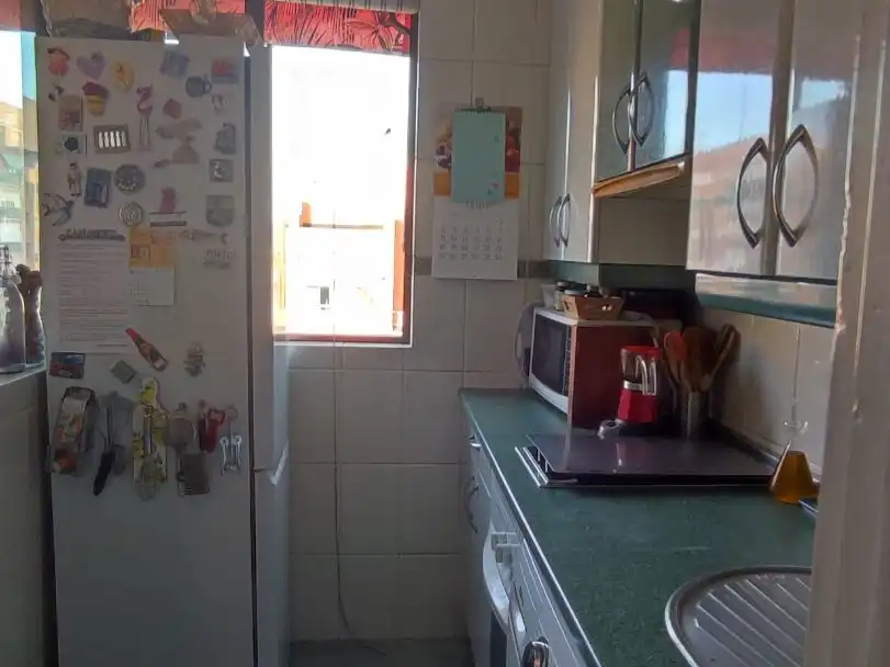 Kitchen of Flat for rent in  Madrid Capital  with Air Conditioner and Terrace