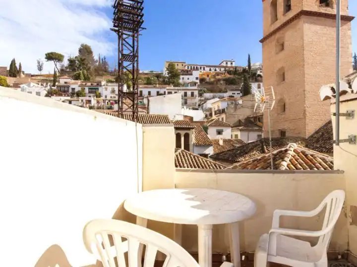 Apartments for rent in Calle San Andrés, 9, Centro - Sagrario Terrace of Apartments for rent in Granada with Heating, Terrace and Furnished