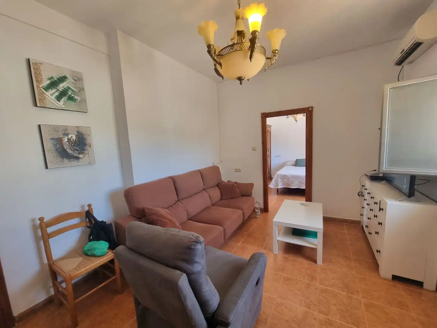 Sala de estar de Casa o chalet de alquiler en Alhaurín de la Torre con Aire acondicionado, Terraza y Amueblado