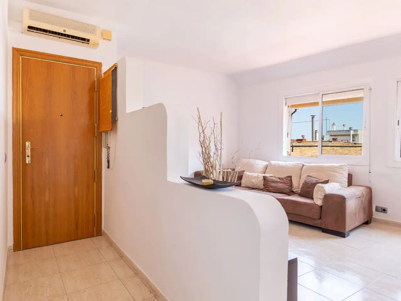 Piso en venta en Carrer de Vallfogona, 29, Vila de Gràcia Sala de estar de Piso en venta en Barcelona Capital con Aire acondicionado