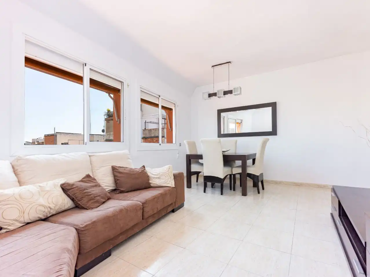 Piso en venta en Carrer de Vallfogona, 29, Vila de Gràcia Sala de estar de Piso en venta en Barcelona Capital con Aire acondicionado