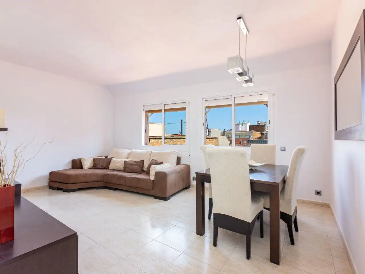 Piso en venta en Carrer de Vallfogona, 29, Vila de Gràcia Sala de estar de Piso en venta en Barcelona Capital con Aire acondicionado