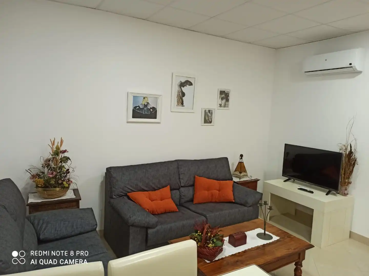 Sala d'estar de Pis de lloguer en Osuna amb Aire condicionat i Moblat