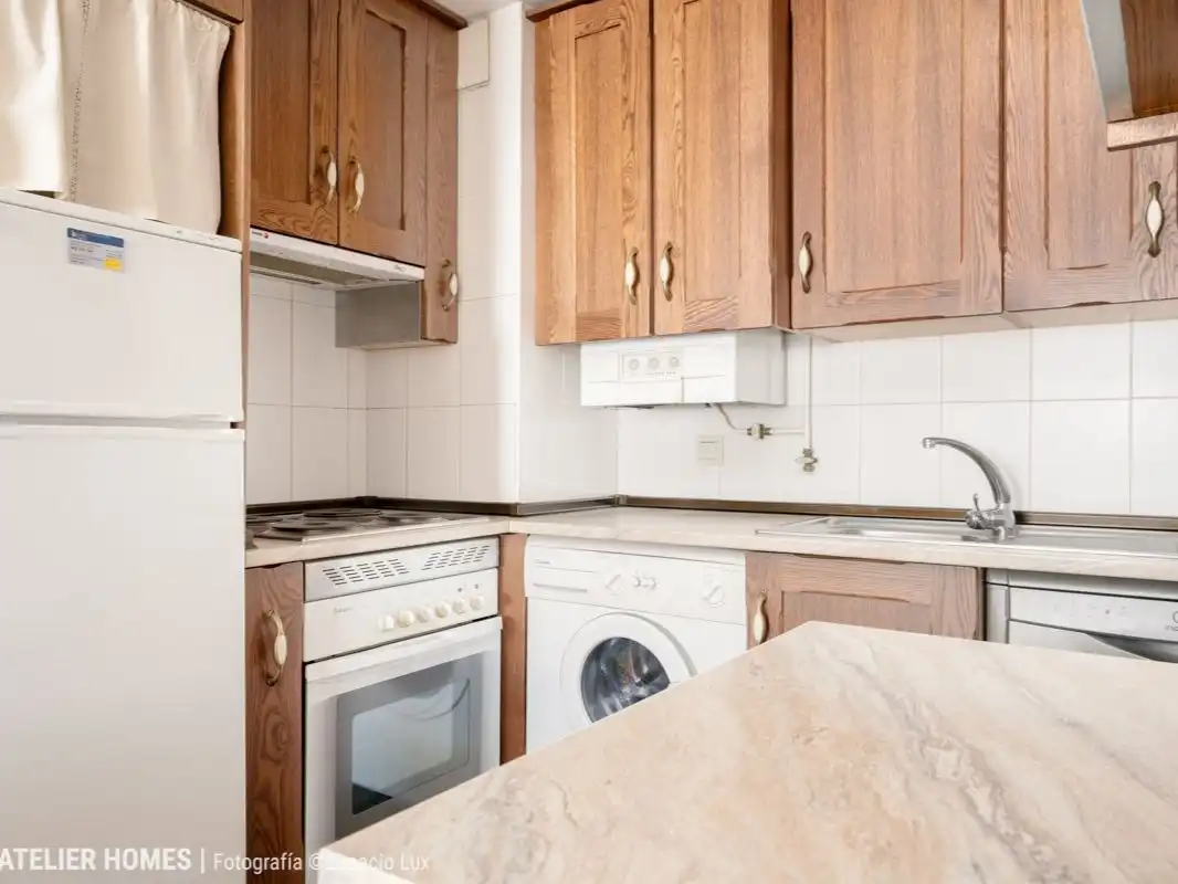 Wohnung zum Verkauf in Calle de San Sebastián, S/n, Sallent de Gállego Küche von Wohnung zum Verkauf in Sallent de Gállego mit Terrasse, Schwimmbad und Balkon