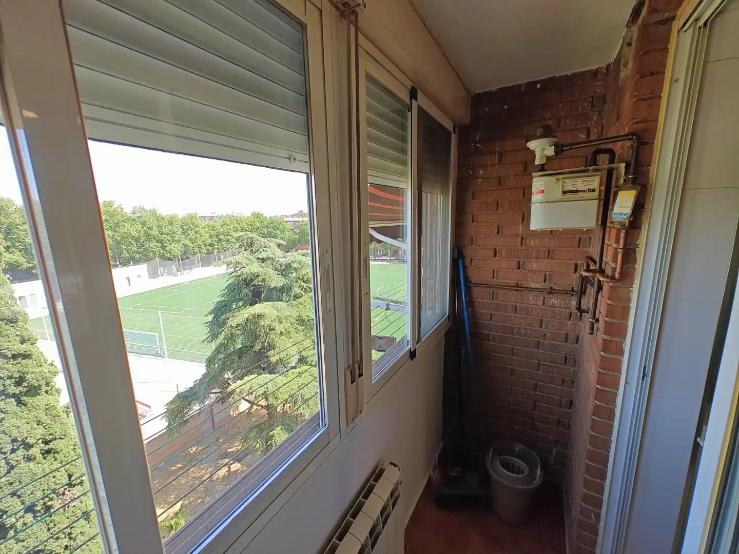 Flat for sale in Carrer de Ferran el Catòlic, 9, Joc de la Bola - Camps d'Esports Balcony of Flat for sale in Lleida Capital with Air Conditioner