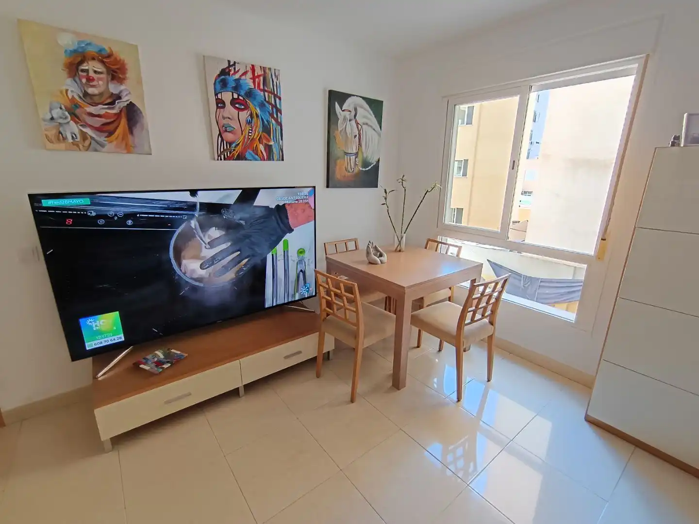 Flat for sale in Calle Martínez Maldonado, 18, Los Castillejos - La Trinidad Living room of Flat for sale in Málaga Capital with Air Conditioner