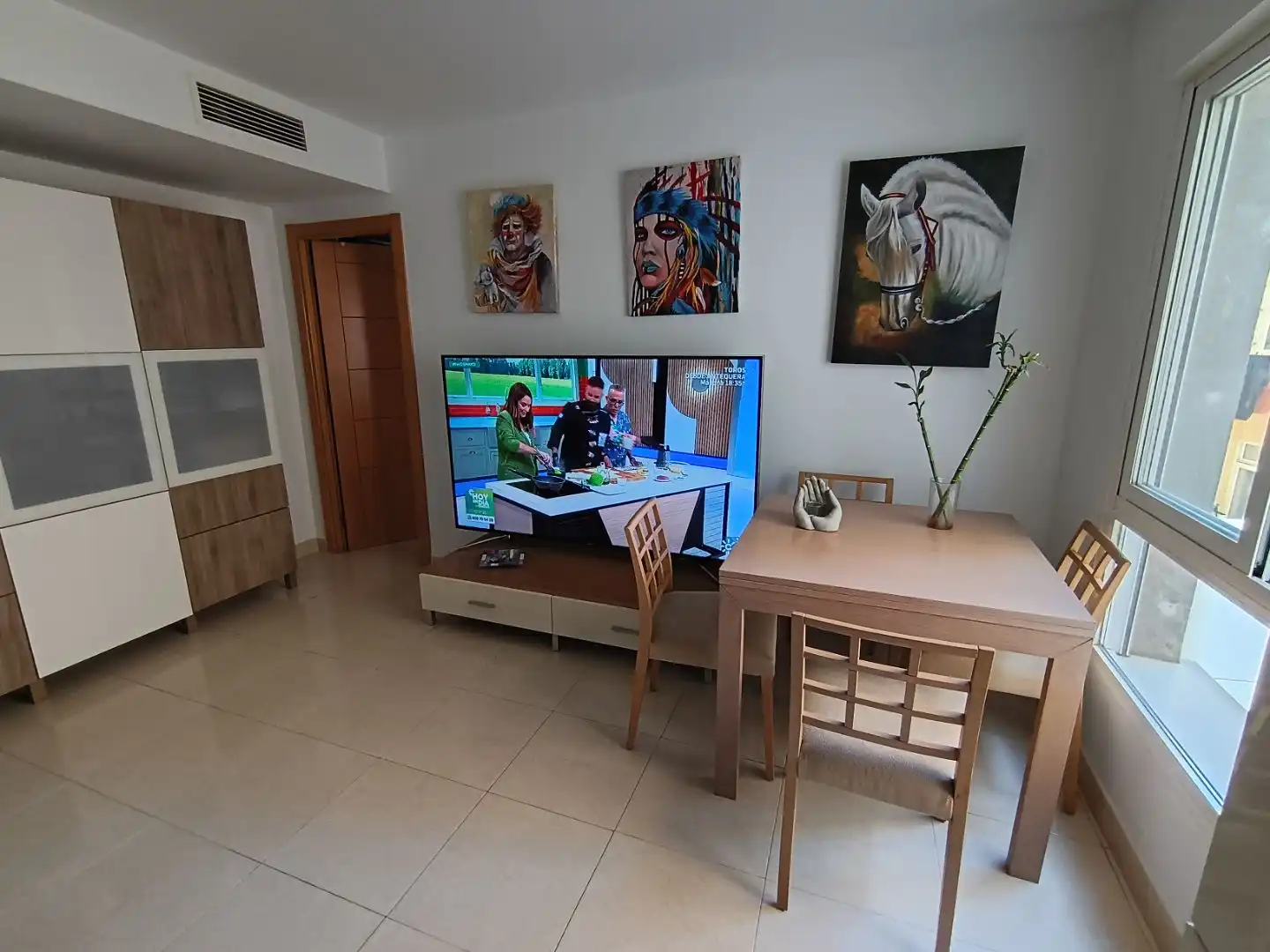 Flat for sale in Calle Martínez Maldonado, 18, Los Castillejos - La Trinidad Living room of Flat for sale in Málaga Capital with Air Conditioner