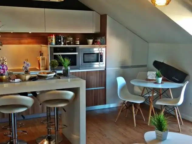 Cocina de Ático en venta en Tomiño con Calefacción, Parquet y Terraza