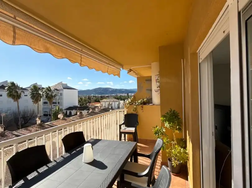 Flat for rent in Plaça de les Barraques, 1, Miramar Balcony of Flat for rent in Miramar with Air Conditioner, Heating and Terrace