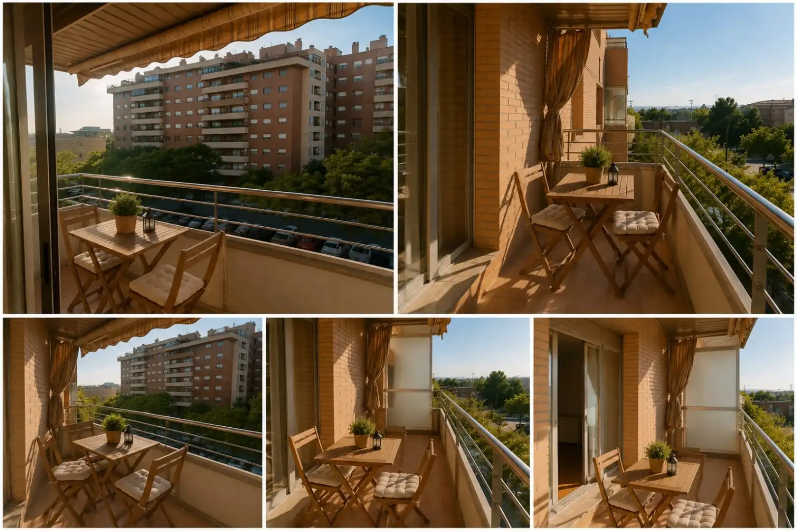 Terrace of Flat for sale in  Zaragoza Capital  with Air Conditioner, Terrace and Balcony
