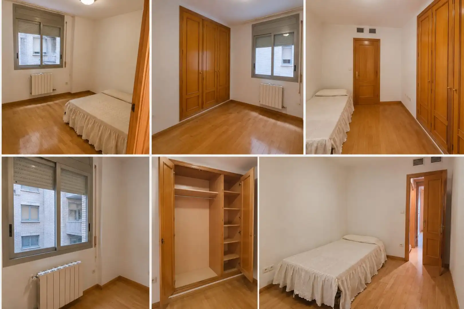 Bedroom of Flat for sale in  Zaragoza Capital  with Air Conditioner, Terrace and Balcony