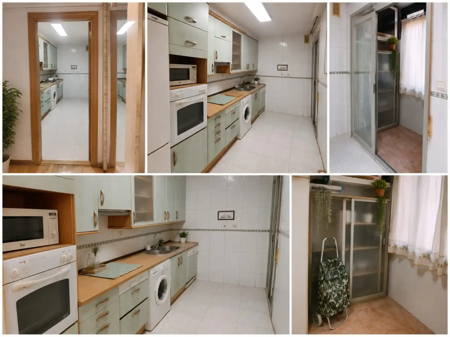 Kitchen of Flat for sale in  Zaragoza Capital  with Air Conditioner, Terrace and Balcony