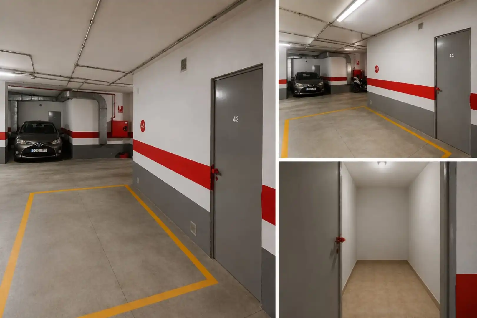 Parking of Flat for sale in  Zaragoza Capital  with Air Conditioner, Terrace and Balcony