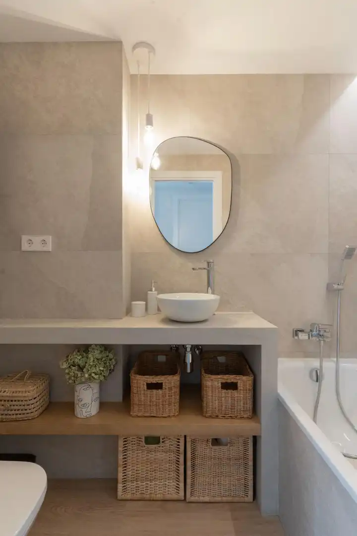 Badezimmer von Wohnung zum Verkauf in  Madrid Capital mit Klimaanlage und Schwimmbad