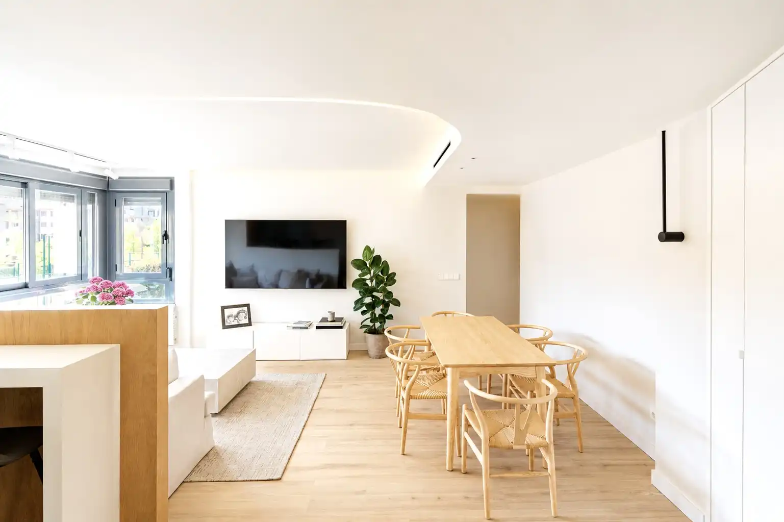 Wohnzimmer von Wohnung zum Verkauf in  Madrid Capital mit Klimaanlage und Schwimmbad