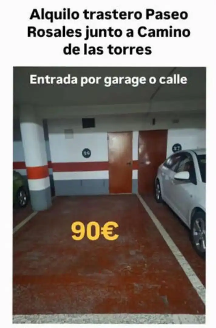 Trastero de alquiler en Paseo Independencia Parking de Trastero de alquiler en Zaragoza