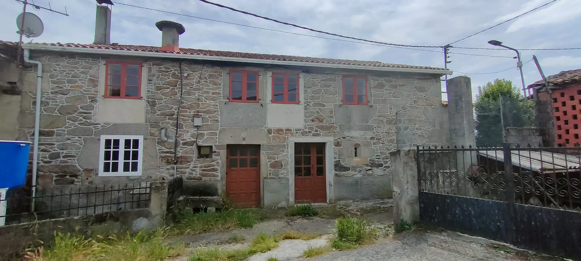 Vista exterior de Casa adosada en venta en Antas de Ulla