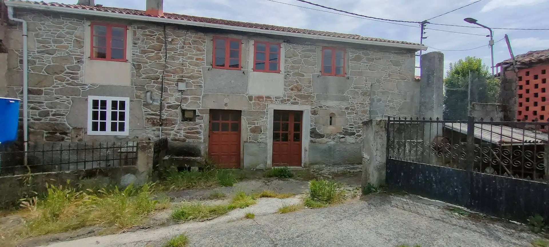Vista exterior de Casa adosada en venta en Antas de Ulla
