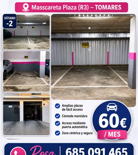 Garaje de alquiler en Calle Maestra Antonia Caracuel, 25, Centro, Tomares - imagen 2 Foto 2 de Garaje de alquiler en Calle Maestra Antonia Caracuel, 25, Centro, Tomares
