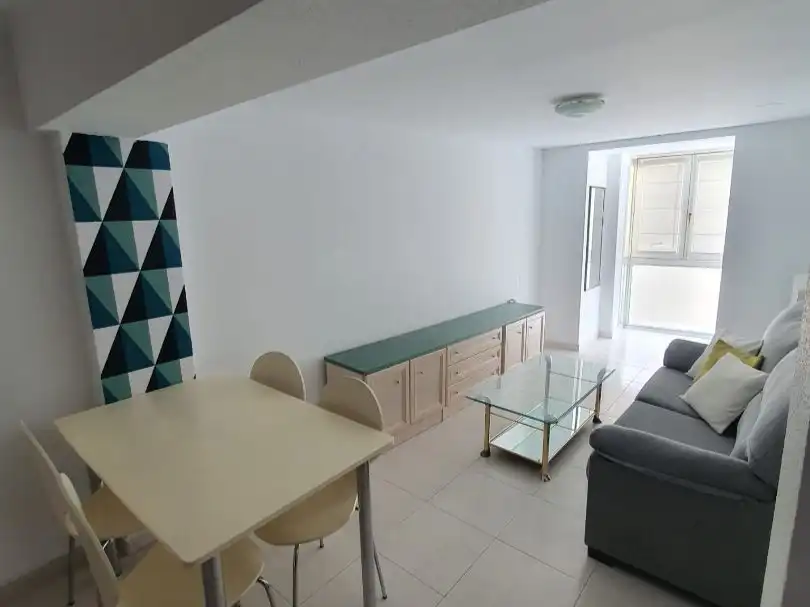 Sala de estar de Estudio de alquiler en  Logroño con Calefacción y Amueblado