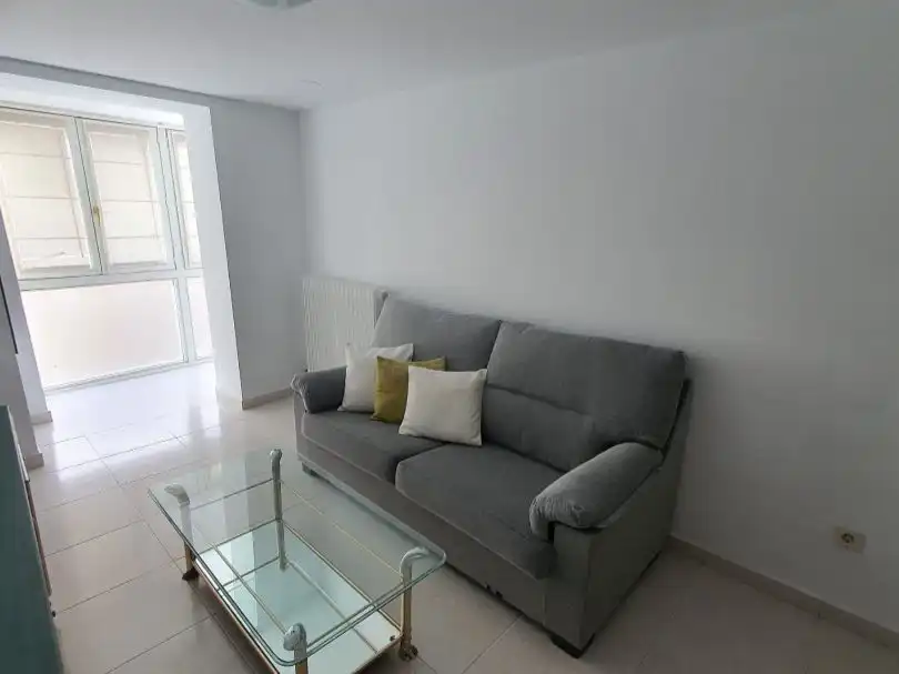 Sala de estar de Estudio de alquiler en  Logroño con Calefacción y Amueblado