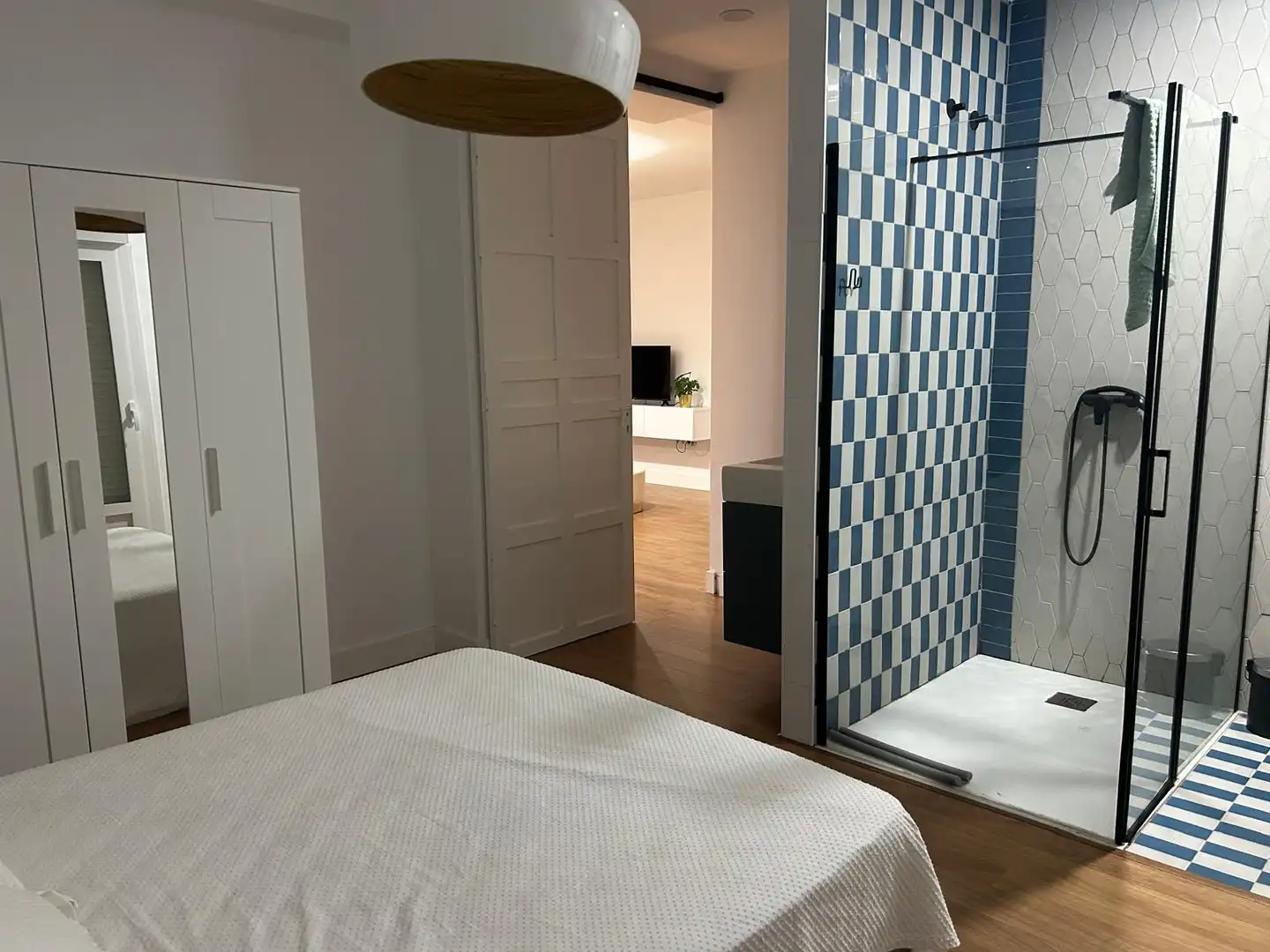 Schlafzimmer von Wohnung zum Verkauf in Aznalcóllar mit Klimaanlage, Parkett und Terrasse