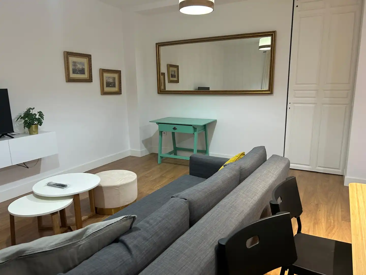 Wohnzimmer von Wohnung zum Verkauf in Aznalcóllar mit Klimaanlage, Parkett und Terrasse