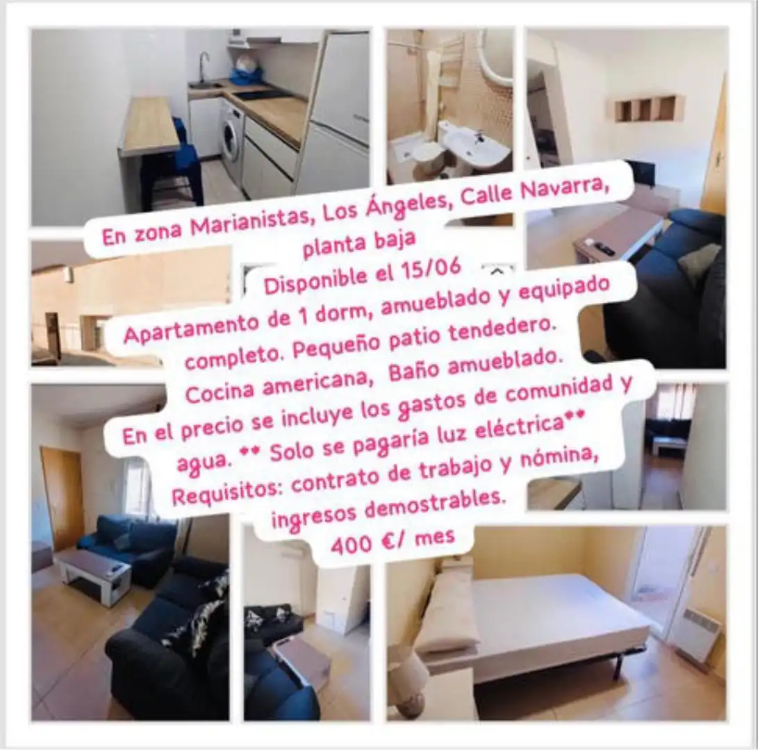Apartamento de alquiler en Ciudad Real con Calefacción, Terraza y Amueblado
