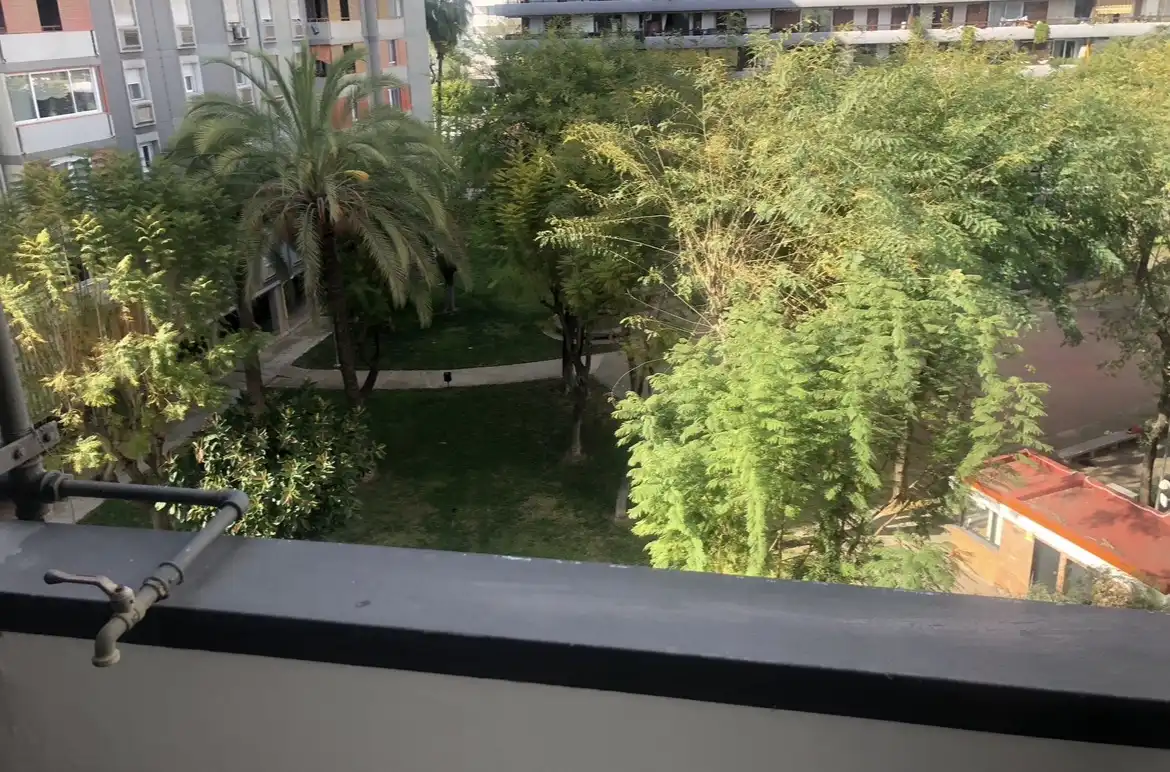 Balcony of Flat for sale in Sevilla  with Air Conditioner, Private garden and Parquet flooring