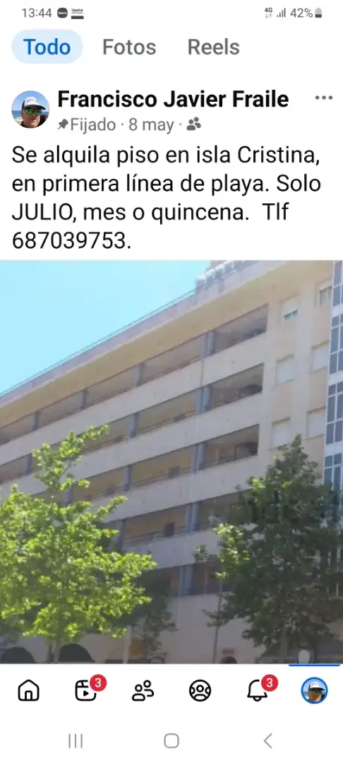 Pis de lloguer a Avenida del Carnaval, 6, Isla Cristina Ciudad