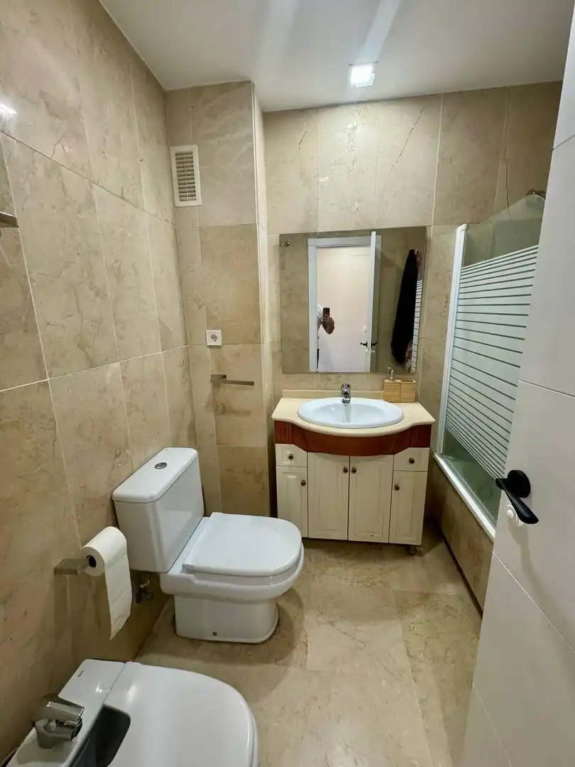 Wohnung zum Verkauf in Avenida de San Rafael, 5, Montealto - Monterrey Badezimmer von Wohnung zum Verkauf in Benalmádena mit Klimaanlage, Terrasse und Schwimmbad
